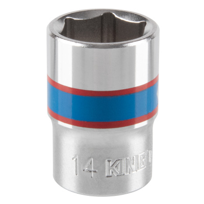 Головка торцевая стандартная шестигранная 3/8", 14 мм KING TONY 333514M