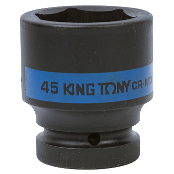 KING TONY Головка торцевая ударная шестигранная 1", 45 мм
