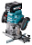 Фрезер погружной аккум. XGT 40V BL AWS XPT Makita RP001GZ • 12 мм • гл. погр. 0-60 мм • 8000-25 000 об/мин • пл. пуск • тормоз • защита от непр. включения • поддерж. об-тов под нагрузкой • микролифт • подсветка • без АКБ иЗУ