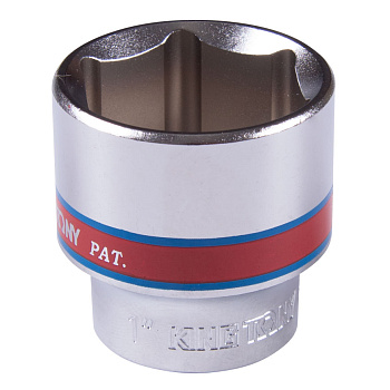 KING TONY Головка торцевая стандартная шестигранная 3/8", 1", дюймовая
