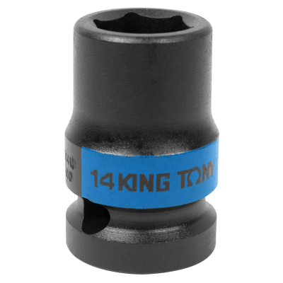 KING TONY Головка торцевая ударная шестигранная 1/2", 14 мм