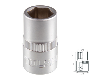 TOLSEN Головка торцевая стандартная шестигранная 1/2", 12 мм
