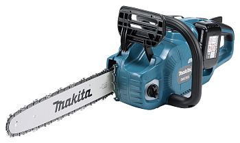Аккумуляторная цепная пила Makita DUC353PT2 • 18V X2 LXT • BL • 14/35 см • 3/8 • 1.1 мм • 20 м/с • XPT • в комплекте 2xBL1850B DC18RD