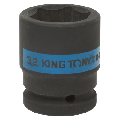 KING TONY Головка торцевая ударная шестигранная 3/4", 32 мм