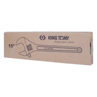 KING TONY Ключ разводной 375 х 43 мм, хром