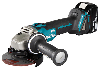 Аккумуляторная УШМ Makita DGA504RT • 18V LXT • BL • ADT • AFT • XPT • 125 мм • 8500 об/мин