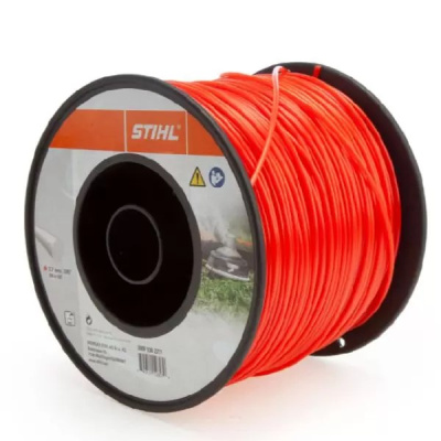 Струна 2,7 мм х 208 м STIHL круглого сечения красный