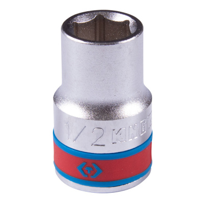 KING TONY Головка торцевая стандартная шестигранная 1/2", 1/2", дюймовая