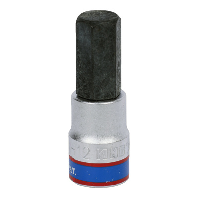 KING TONY Насадка (бита) торцевая 3/8", Hex, 12 мм, L = 50 мм