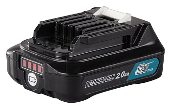 Аккумулятор Makita BL1021B • 12V CXT Li-ion • 2.0Ah • индикатор заряда • 1 шт.