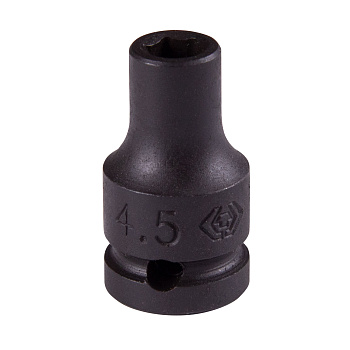 KING TONY Головка торцевая ударная шестигранная 1/4", 4,5 мм