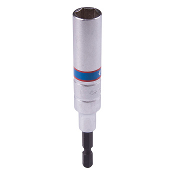 KING TONY Головка для шуруповерта шестигранная 1/4", 11 мм, L = 110 мм