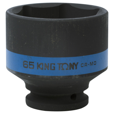KING TONY Головка торцевая ударная шестигранная 3/4", 65 мм