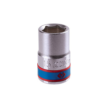 KING TONY Головка торцевая стандартная шестигранная 1/2", 15 мм