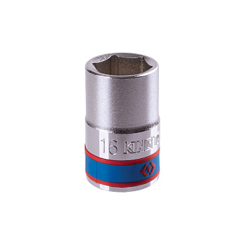 KING TONY Головка торцевая стандартная шестигранная 1/2", 16 мм