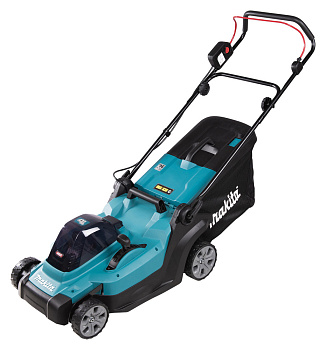 Газонокосилка аккумуляторная Makita LM004GU102 • XGT 40Vmax • 740 Вт • ширина 42 см • травосборник 50 л • 3в1 • в комплекте BL4040F, DC40RC