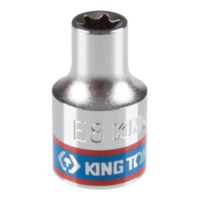 Головка торцевая TORX Е-стандарт 3/8", E8, L = 28 мм KING TONY 337508M