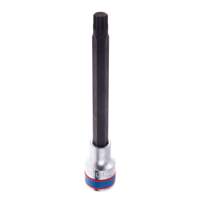 KING TONY Насадка (бита) торцевая 1/2", Spline, M10, L = 140 мм