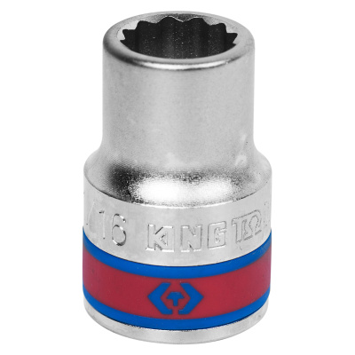 KING TONY Головка торцевая стандартная двенадцатигранная 3/4", 11/16", дюймовая
