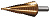 Сверло ступенчатое HSS TiN с спиральным желобком, 4-32x102, 6 мм Makita
