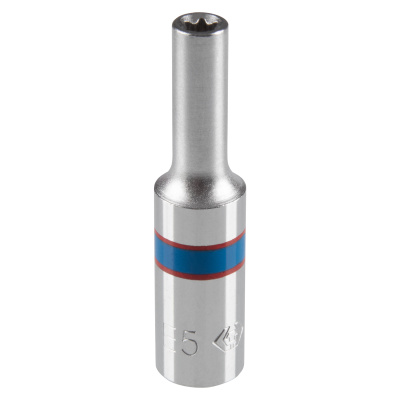 KING TONY Головка торцевая TORX Е-стандарт 1/4", E5, L = 50 мм