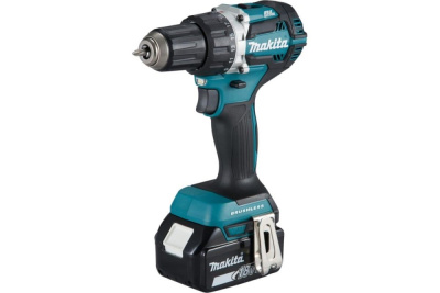 Аккумуляторная дрель Makita DDF484RT • 18V LXT • бесщеточная • Li-ion • патрон 13 мм • 0-500/2000 об/мин • 54/30 Нм • 1.5 кг