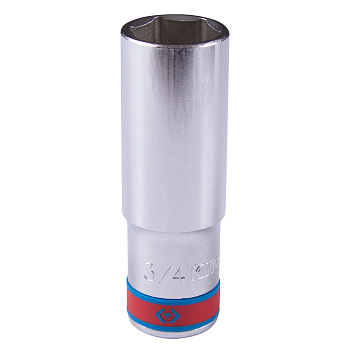 KING TONY Головка торцевая глубокая шестигранная 1/2", 3/4", дюймовая