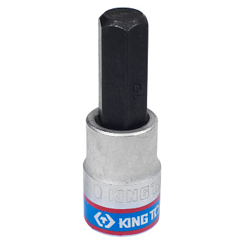 KING TONY Насадка (бита) торцевая 3/8", Hex, 10 мм, L = 50 мм