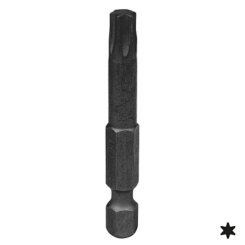 KING TONY Вставка (бита) торцевая 1/4", Torx, Т30, 50 мм, для шуруповерта
