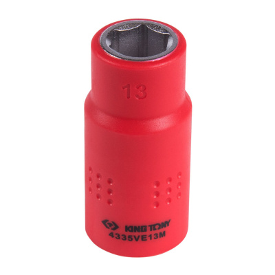KING TONY Головка торцевая диэлектрическая шестигранная 1/2", 13 мм