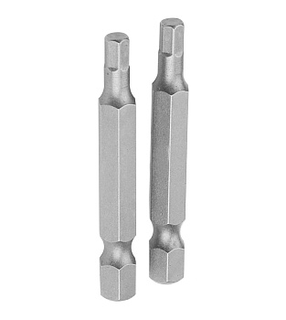 TOLSEN Набор вставок (бит) торцевых 1/4", Hex, 3 мм, 50 мм, 2 предмета