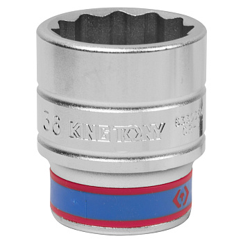 KING TONY Головка торцевая стандартная двенадцатигранная 3/4", 36 мм