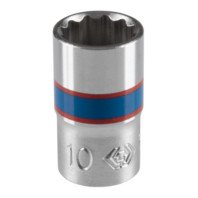 KING TONY Головка торцевая стандартная двенадцатигранная 1/4", 10 мм