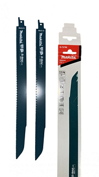 Сабельная пилка для древесины с гвоздями 300x1,25x10TPI, 2 шт. Makita