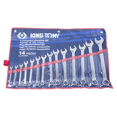 KING TONY Набор комбинированных ключей, 5/16"-1-1/4", 14 предметов