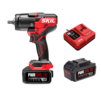 Комплект: Аккумуляторный гайковерт SKIL IW5761, ЗУ SKIL QC5360 (6А) и АКБ SKIL BY5196 (4Ач)
