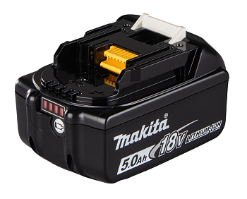 Аккумулятор Makita BL1850B • 18V LXT Li-ion • 5.0Ah • индикатор заряда • 1 шт.