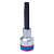 KING TONY Насадка (бита) торцевая 1/2", Torx, T45, L = 80 мм, с отверстием