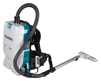 Пылесос ранцевый аккум. XGT 40 В Makita VC011GZ01 • 40 В • Li-ion • BL/HEPA • 20кПа • 2.4 м³/мин • мешок 6/5.5 л • 6.4 кг • 4 с