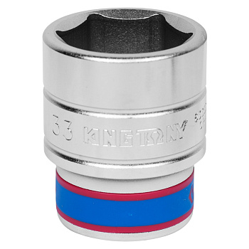 Головка торцевая стандартная шестигранная 3/4", 33 мм KING TONY 633533M
