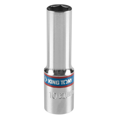 Головка торцевая глубокая шестигранная 3/8", 10 мм KING TONY 323510M