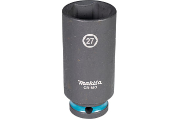 Ударная удлиненная торцовая головка Impact Black 1/2" 27x81,5 мм Makita