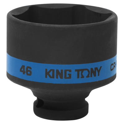 KING TONY Головка торцевая ударная шестигранная 1/2", 46 мм