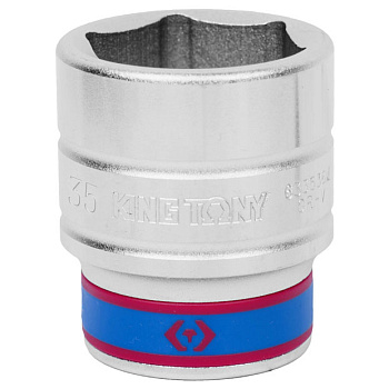KING TONY Головка торцевая стандартная шестигранная 3/4", 35 мм