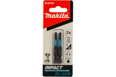 Насадка Impact Black T25, 50 мм, E-form (MZ), 2 шт. Makita