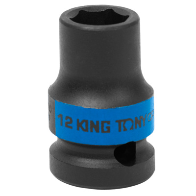 KING TONY Головка торцевая ударная шестигранная 1/2", 12 мм