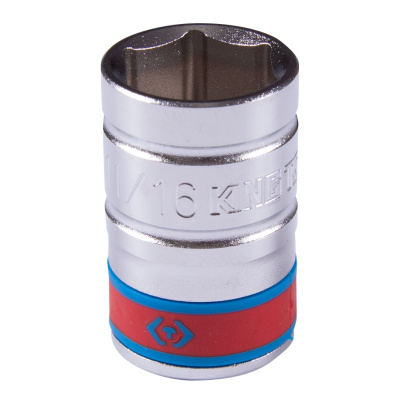 KING TONY Головка торцевая стандартная шестигранная 1/2", 11/16", дюймовая