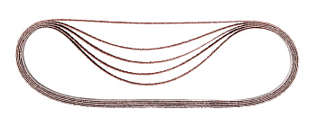 Лента шлифовальная 13х533 мм, P100, 5 шт. Makita