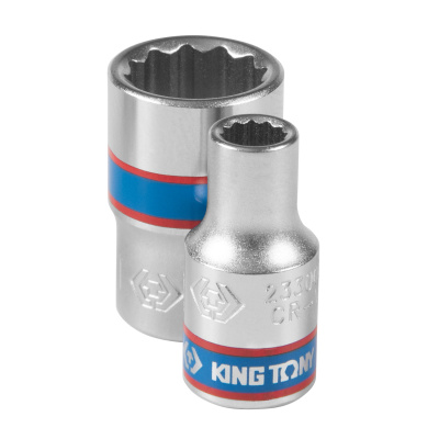 KING TONY Головка торцевая стандартная двенадцатигранная 1/4", 10 мм