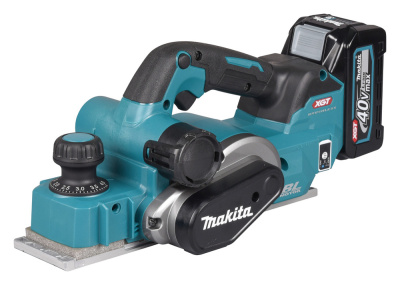 Аккумуляторный рубанок Makita KP001GZ • 40V XGT • 15000 об/мин • ширина 82 мм • глубина 4 мм • 3.7 кг